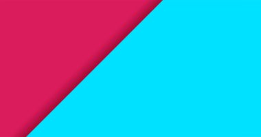 Afiş arkaplanı için mor ve açık mavi renk, arkaplan için üst görünümde basit renk