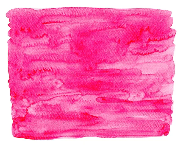 Акварельна Пурпурна Рожева Фарба Фону Колір Пурпурової Текстури Акварелі Білому — стокове фото