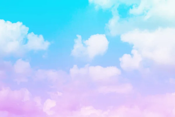 Ciel Doux Pastel Horizontal Ciel Rose Violet Ciel Couleurs Pastel — Photo