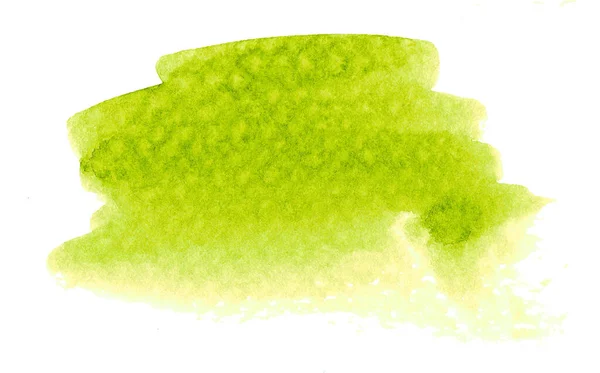 Aquarell Hellgrüne Flecktextur Für Hintergrund — Stockfoto