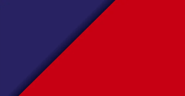 Fond Couleur Bleu Rouge Pour Bannière Deux Tons Couleurs Opposées — Image vectorielle