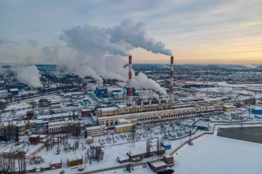 Küresel Isınma. Borular Kirlilik Endüstri Atmosferi Duman Ekolojisi Kirliliği Endüstriyel Fabrikalar Kirlilik. En İyi Endüstri Kaynakları Dünyanın Kirletici Tozu.