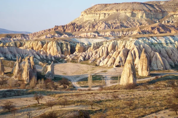 Adventure Turkey Tourist Destination Cappadocia Red Valley Amazing Cappadocia Landscape — Stock Photo, Image