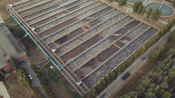 Station Traitement Des Eaux Usées Recyclage Des Eaux Grises Gestion — Video