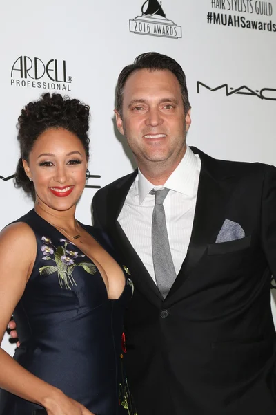 Tamera Mowry-Housley, Adam Housley — Stock Photo, Image