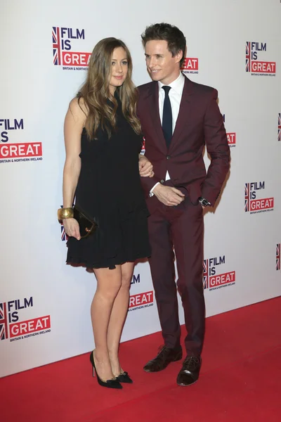 Hannah Bagshawe, Eddie Redmayne — Stockfoto