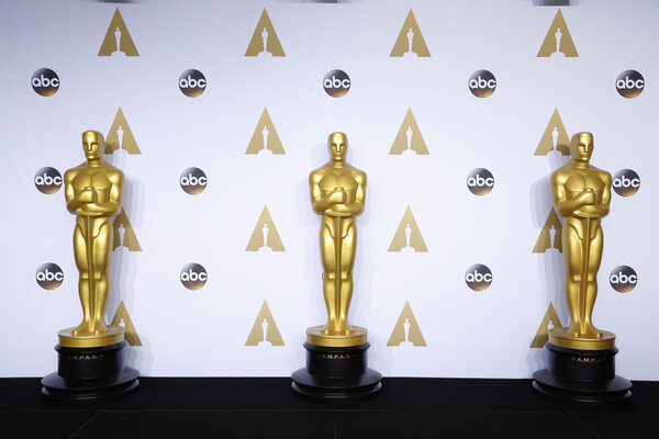 Oscar Statue at the 88th Annual Academy Awards