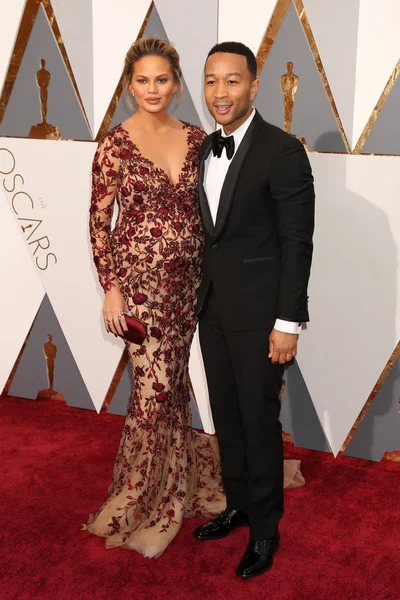 Chrissy Teigen, John Legend — Stockfoto