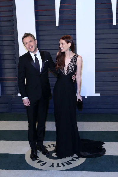 Chris Hardwick, Lydia Hearst —  Fotos de Stock