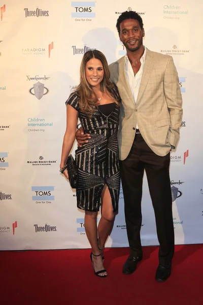 Bonnie Jill Laflin, Kareem Rush — Fotografia de Stock