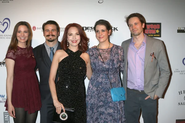 Carly Ritter, Jason Ritter, Amy Yasbeck, Melanie Lynskey, Tyler Ritter — Stock Fotó