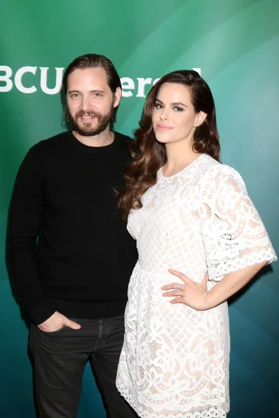 Aaron Stanford, Emily Hampshire — Stock Photo, Image