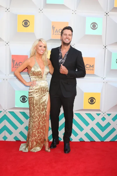 Zpěvačka Caroline Bryan, Luke Bryan — Stock fotografie