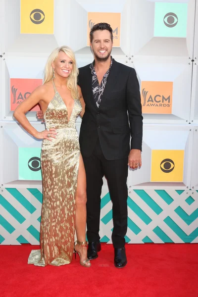 Piosenkarka Caroline Bryan, Luke Bryan — Zdjęcie stockowe