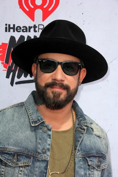 Zpěvák A.J. McLean — Stock fotografie