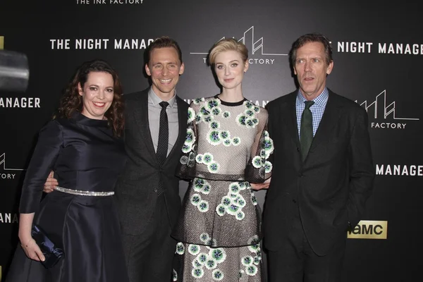 Olivia Coleman, Tom Hiddleston, Elizabeth Debicki, Hugh Laurie — Foto Stock