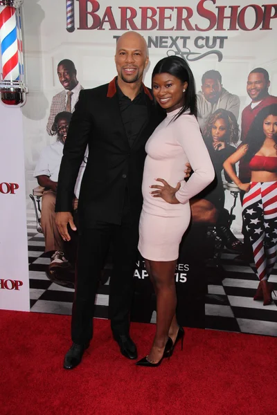 Common, daughter at the Barbershop - The Next Cut Premiere — Stock Photo, Image