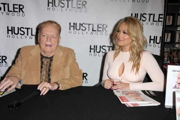 Larry Flynt, Alexis Texas — Stok Foto