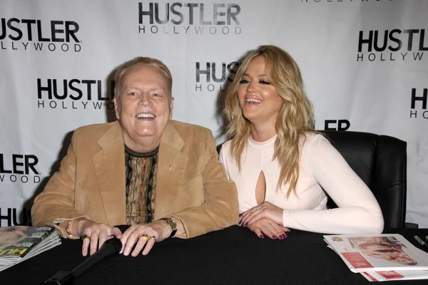 Larry Flynt, Alexis Texas — Stockfoto