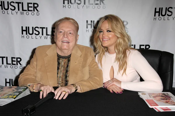 Larry Flynt, Alexis Texas — Stockfoto