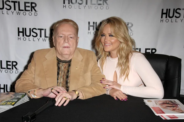 Larry Flynt, Alexis Texas — Foto Stock