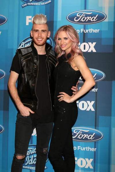 Colton Dixon, Annie Coggeshal — Zdjęcie stockowe