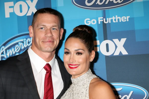 Sanger John Cena Nikki Bella Redaktionelles Stockfoto C Jean Nelson 105905038