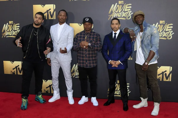 O'Shea Jackson νεώτερος, Corey Hawkins, κοινή, Neil Brown νεώτερος, Aldis Hodge — Φωτογραφία Αρχείου