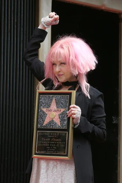 Singer Cyndi Lauper — 스톡 사진