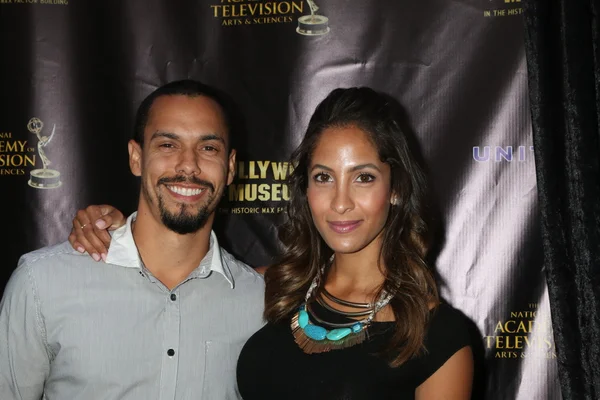 Bryton James, Christel Khalil — Stock Fotó