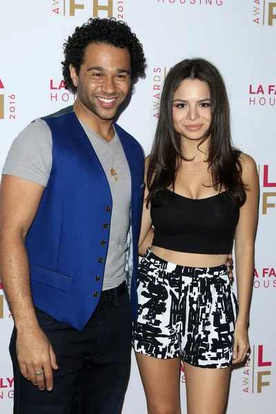 Corbin bleu, sasha clements — Foto Stock