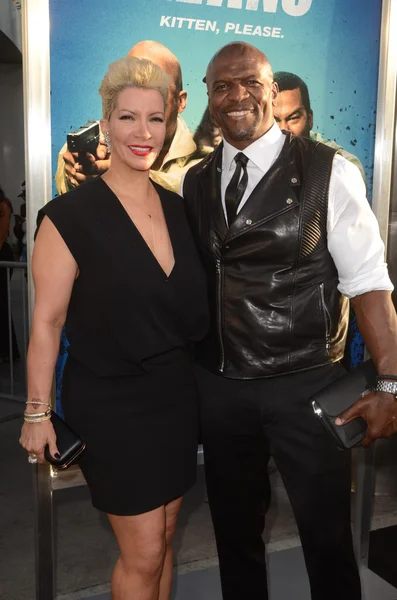 Rebecca rey-equipos, Terry Crews —  Fotos de Stock