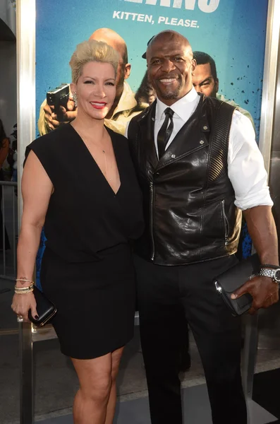 Rebecca King-besättningar, Terry Crews — Stockfoto