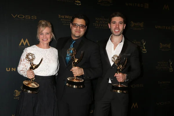 Mary beth evans, gregori j. martin, kristos andrews — Stockfoto