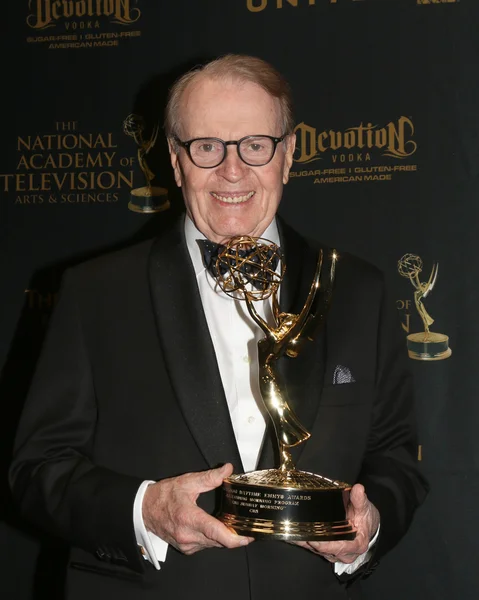 Komentator radia i telewizji Charles Osgood — Zdjęcie stockowe