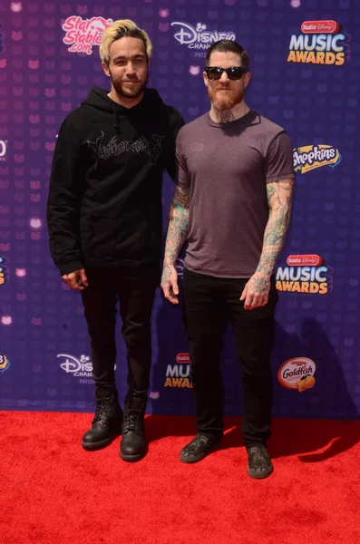 Pete Wentz, Andy Hurley — Stock Photo, Image