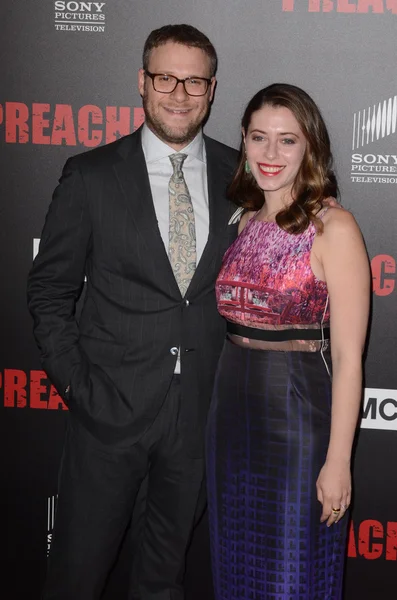 Seth Rogen, Lauren Miller — Stok fotoğraf