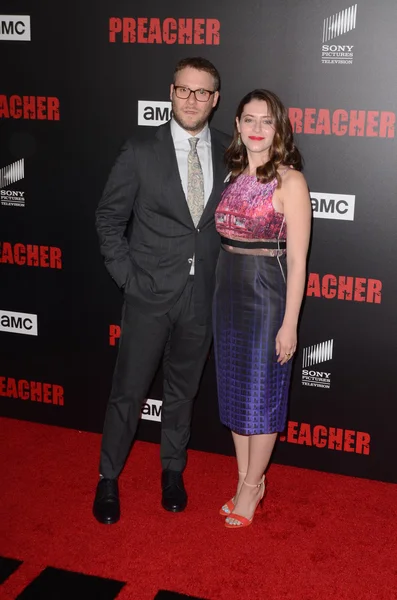 Seth Rogen, Lauren Miller — Stok fotoğraf