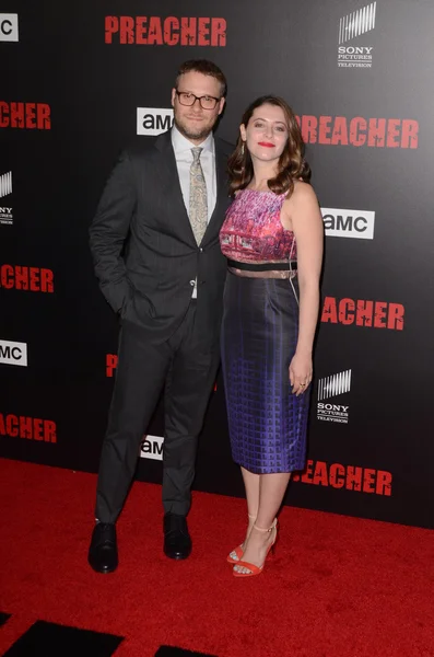 Seth rogen, miller lauren — Foto de Stock