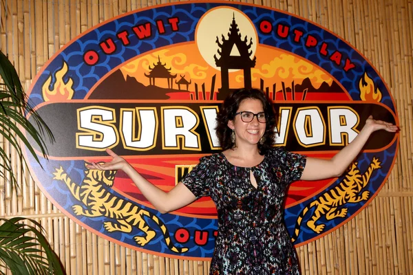 Aubry Bracco en el Survivor: Kaoh Rong Finale — Foto de Stock