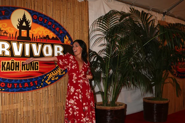 Michele Fitzgerald al Survivor: Kaoh Rong Finale — Foto Stock