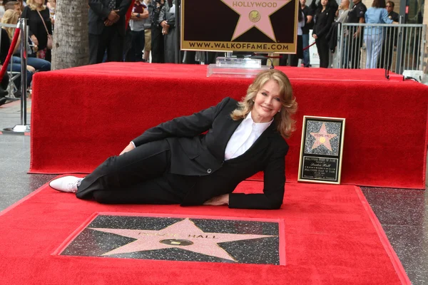 Cerimônia da Calçada da Fama de Hollywood de Deidre Hall — Fotografia de Stock