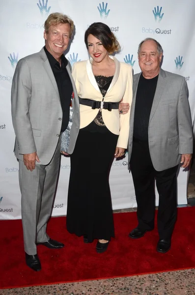 Nigel Lythgoe, Joely Fisher, Neil Sedaka — Stock Photo, Image