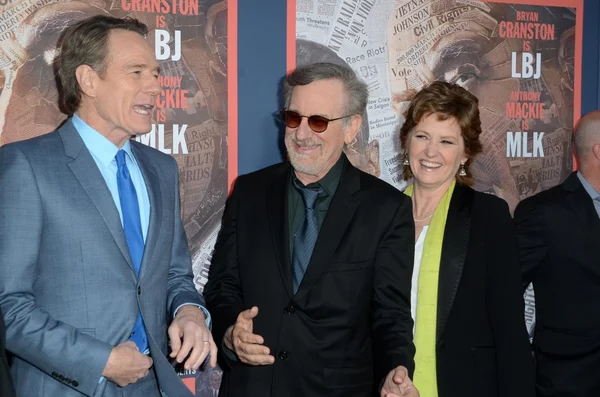 Bryan Cranston, Steven Spielberg, Melissa Leo — Zdjęcie stockowe