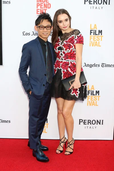 James Wan og Ingrid Bisu. – stockfoto