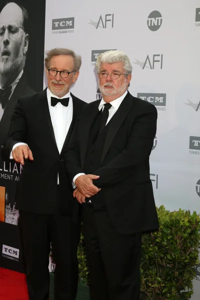 Steven Spielberg, Geroge Lucas — Stock Photo, Image