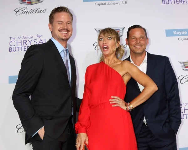 Eric Dane, Rebecca Gayheart, Justin Chambers — Stock Photo, Image