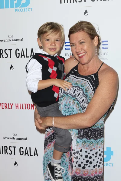 Melissa Disney, son Ryder — Stok fotoğraf