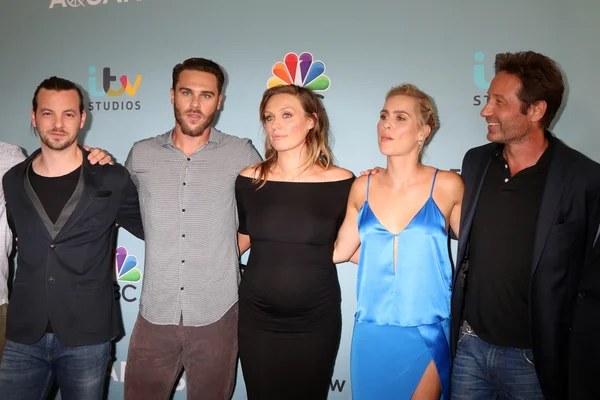 Aquarius Cast, Gethin Anthony, Grey Damon, Michaela Mcmanus, Claire Holt, David Duchovny — Photo