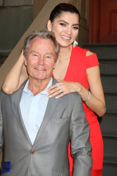 John Savage, Blanca Blanco — Stock Photo, Image